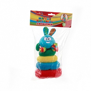 Пирамидка мягкая Крош из серии Смешарики (Играем Вместе, FAI-10SM-Ksim)